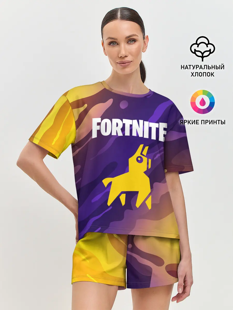 Женская пижама с шортами / FORTNITE / ФОРТНАЙТ