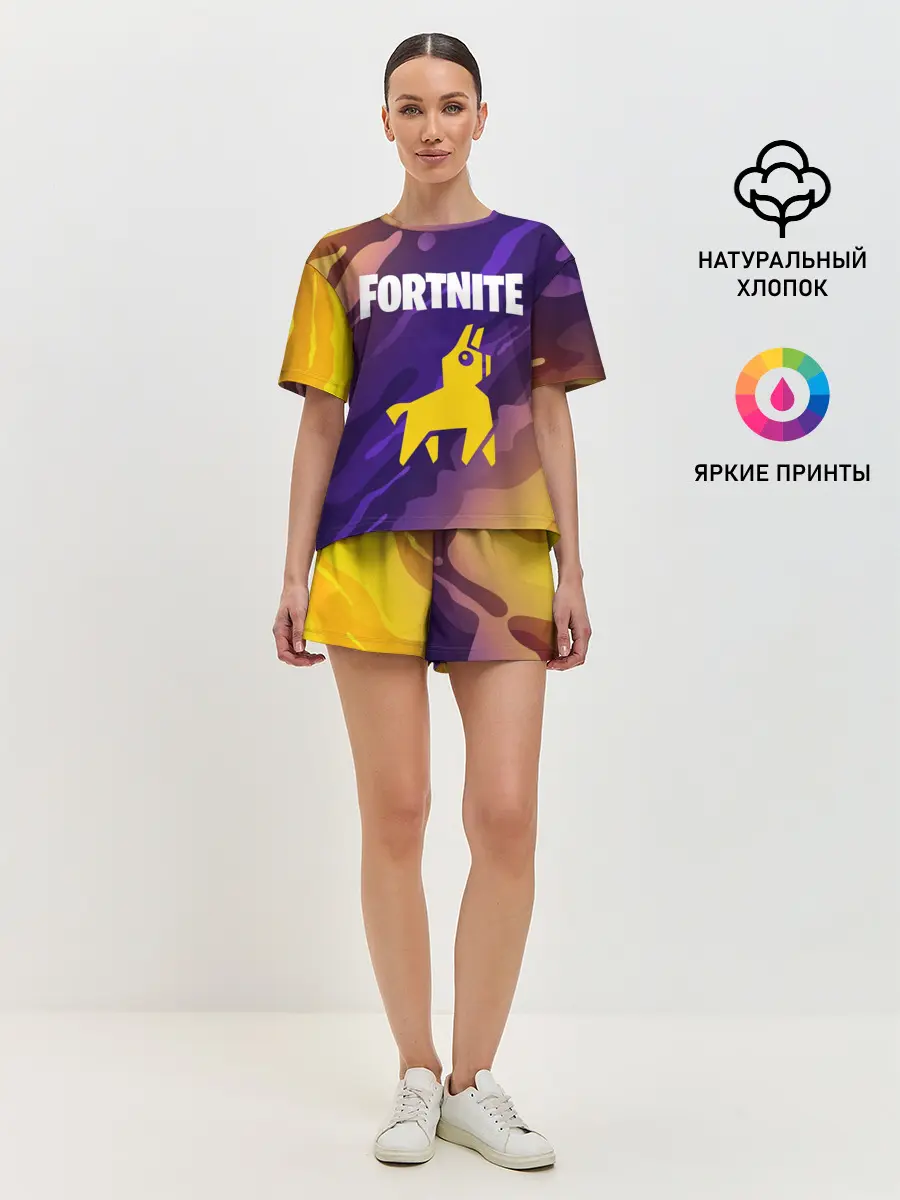 Женская пижама с шортами / FORTNITE / ФОРТНАЙТ
