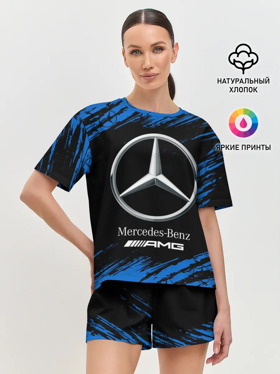 Женская пижама с шортами / MERCEDES / МЕРСЕДЕС
