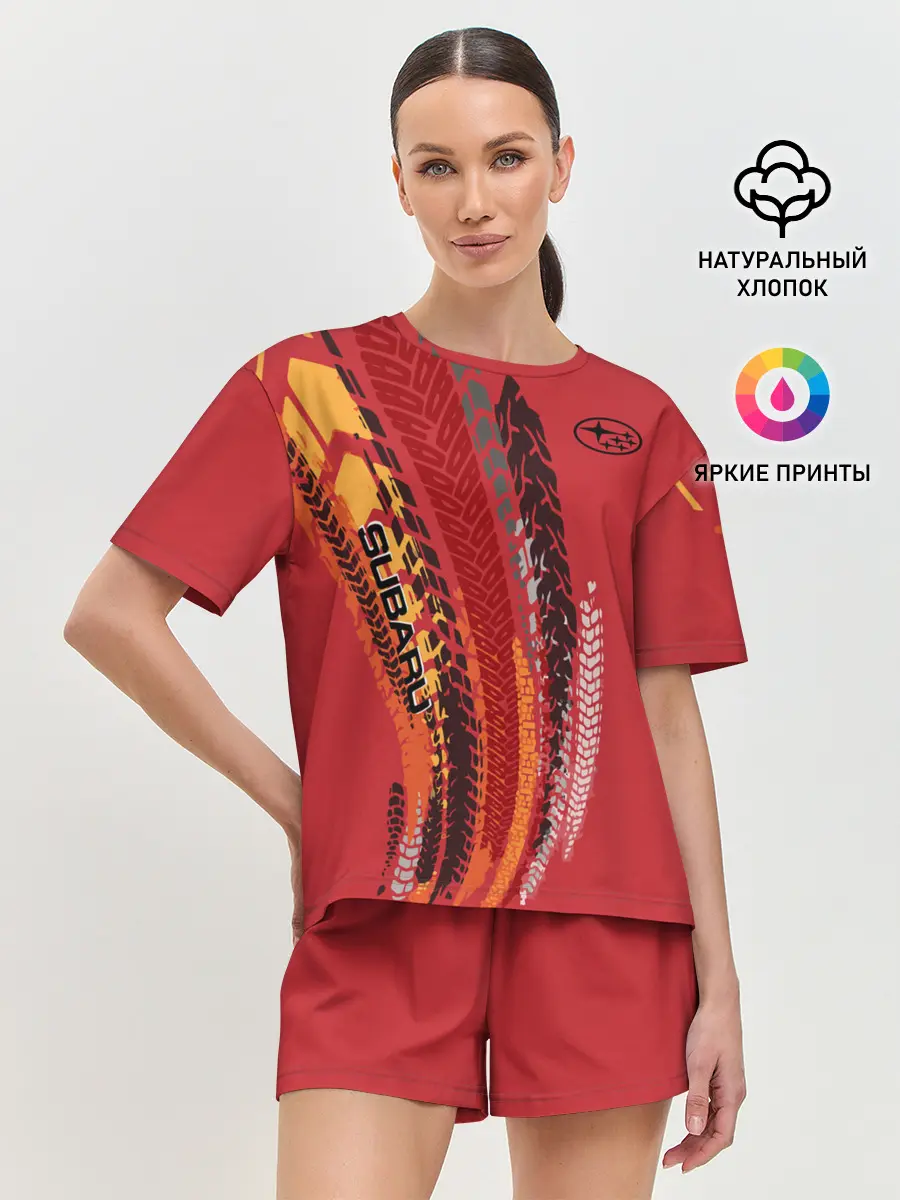 Женская пижама с шортами / SUBARU