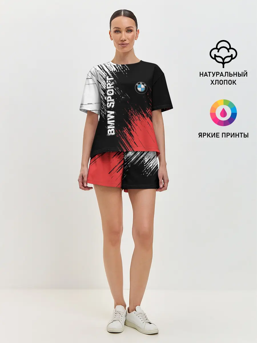 Женская пижама с шортами / BMW