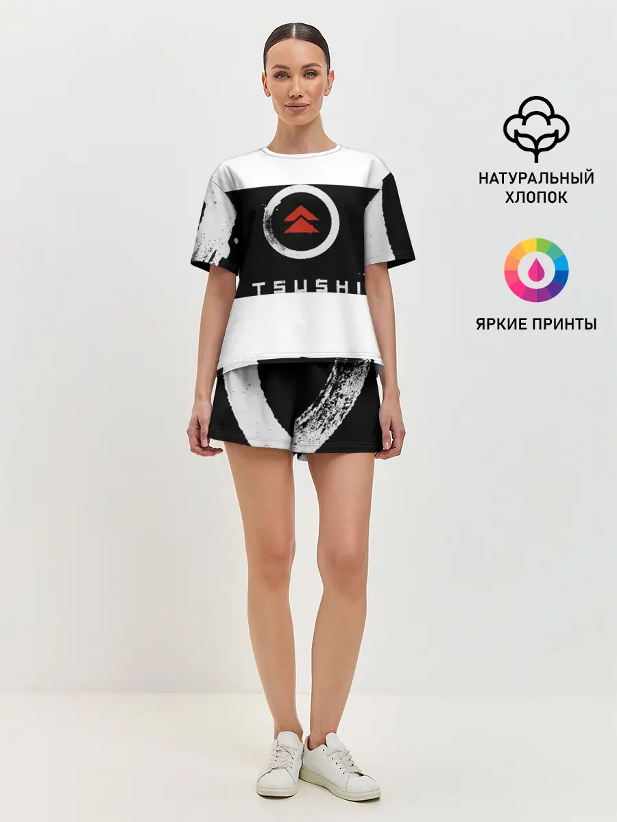 Женская пижама с шортами / Ghost of Tsushima