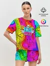Женская пижама с шортами / Fall Guys