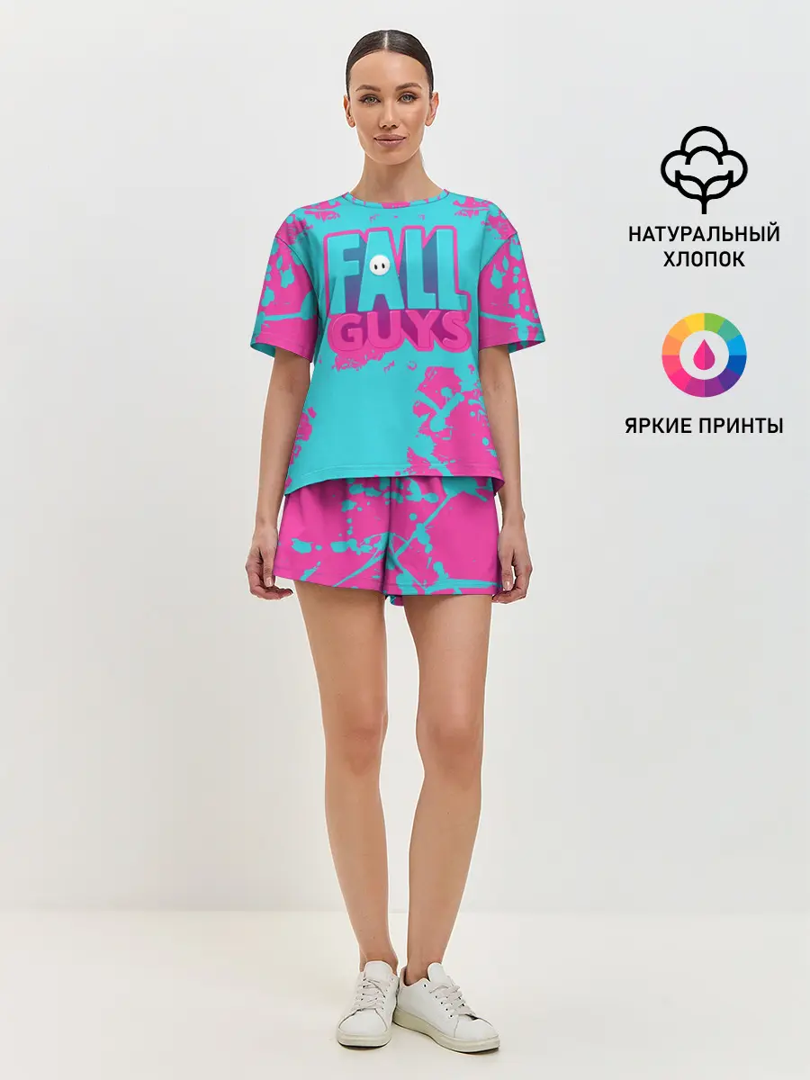 Женская пижама с шортами / Fall Guys: Ultimate Knockout