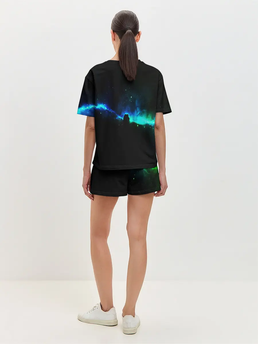 Женская пижама с шортами / DEEP SPACE