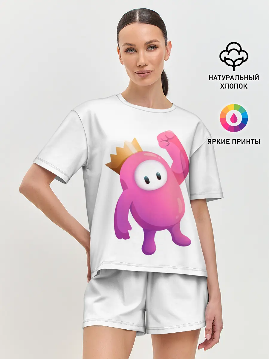 Женская пижама с шортами / Fall Guys