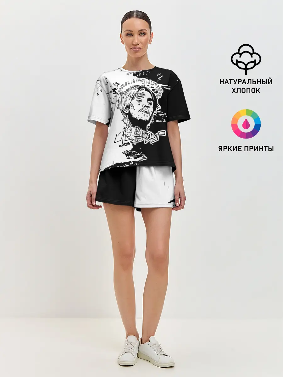 Женская пижама с шортами / Lil Peep