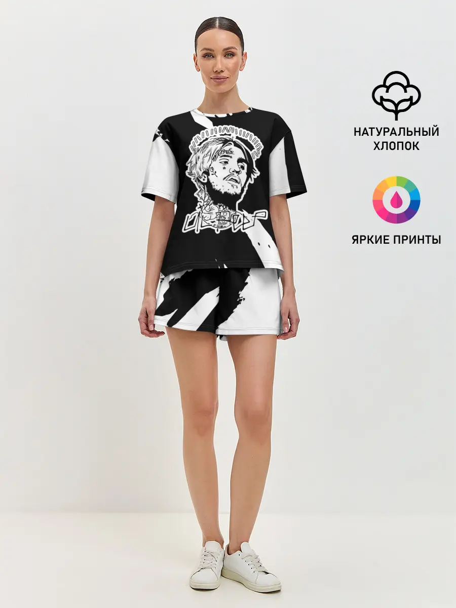 Женская пижама с шортами / Lil Peep