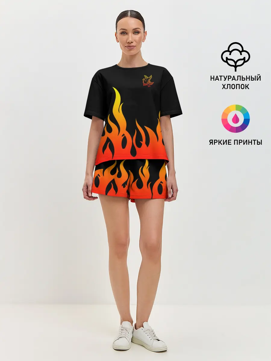 Женская пижама с шортами / Lil Peep