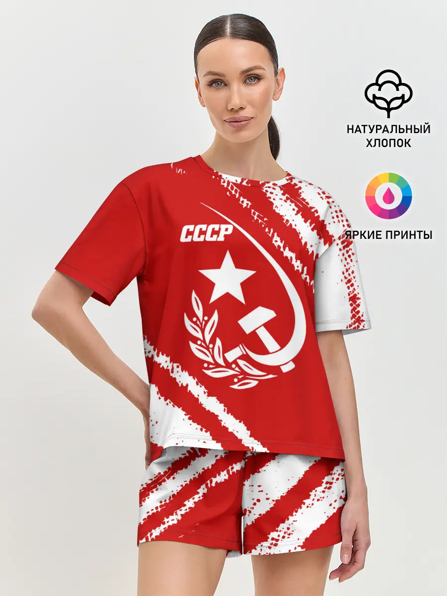 Женская пижама с шортами / СССР