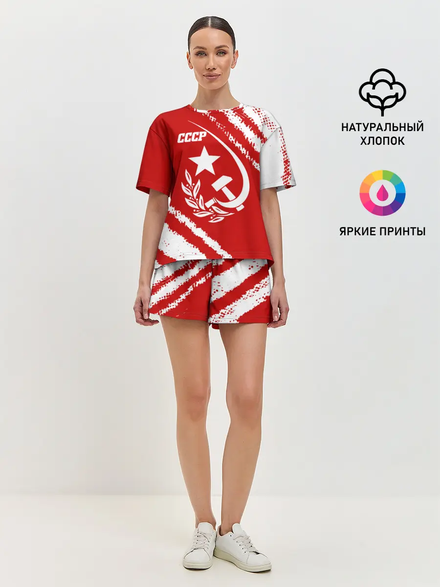 Женская пижама с шортами / СССР