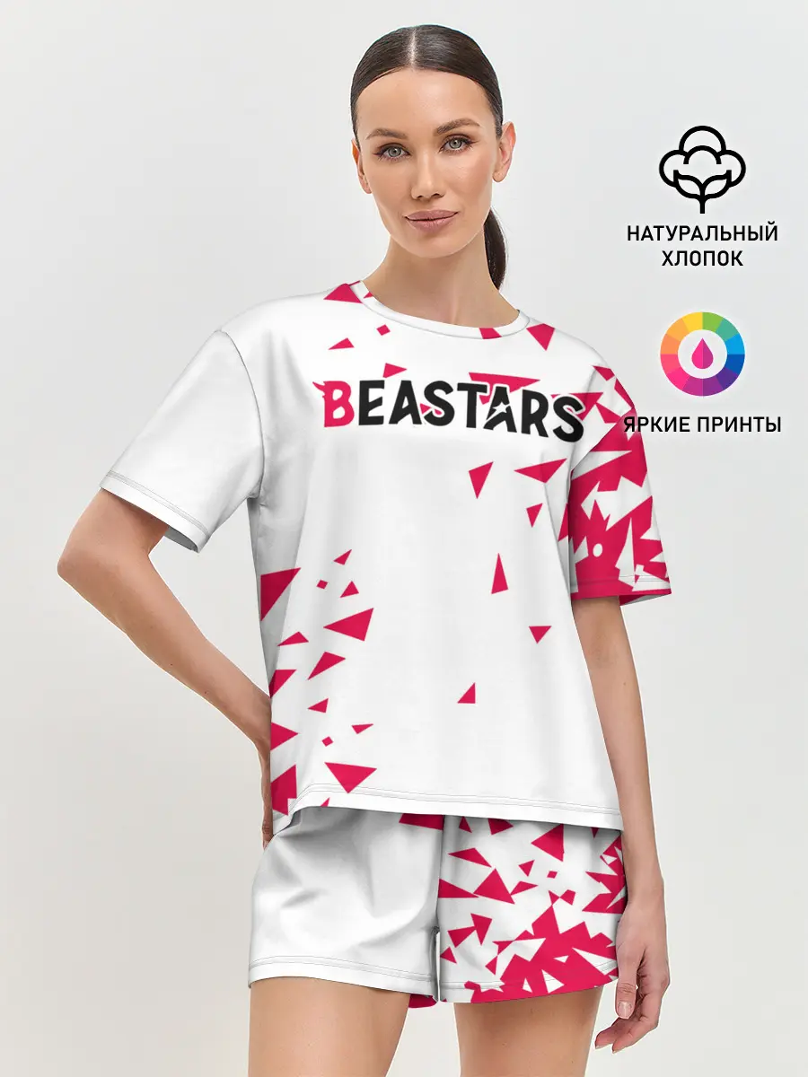 Женская пижама с шортами / Beastars треугольники