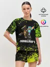 Женская пижама с шортами / Minecraft / Майнкрафт