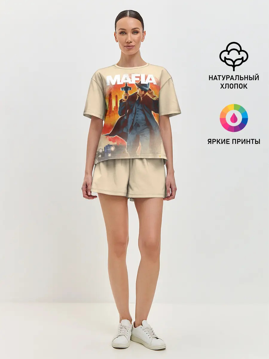 Женская пижама с шортами / Mafia