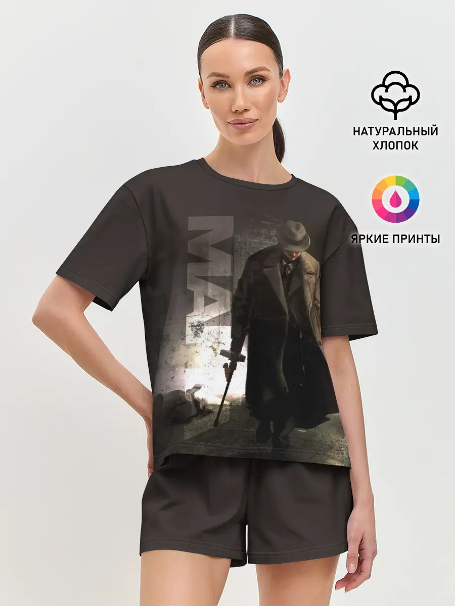 Женская пижама с шортами / Mafia