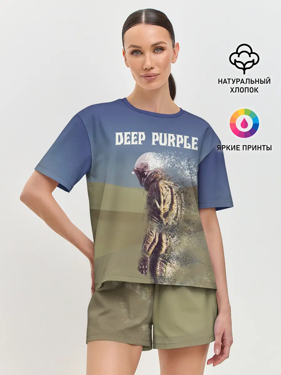 Женская пижама с шортами / Deep Purple Whoosh