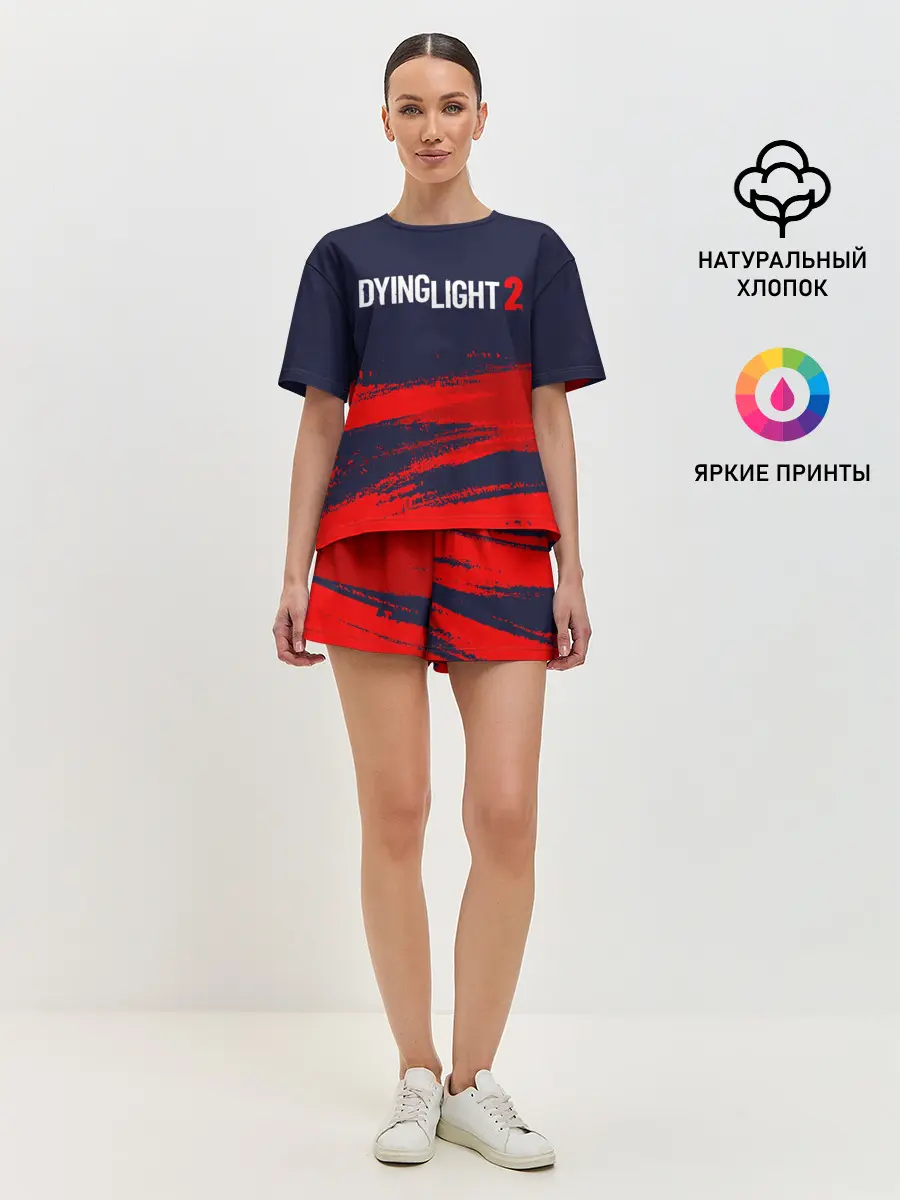 Женская пижама с шортами / DYING LIGHT 2 / ДАИНГ ЛАЙТ