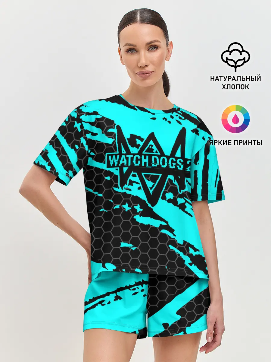 Женская пижама с шортами / WATCH DOGS
