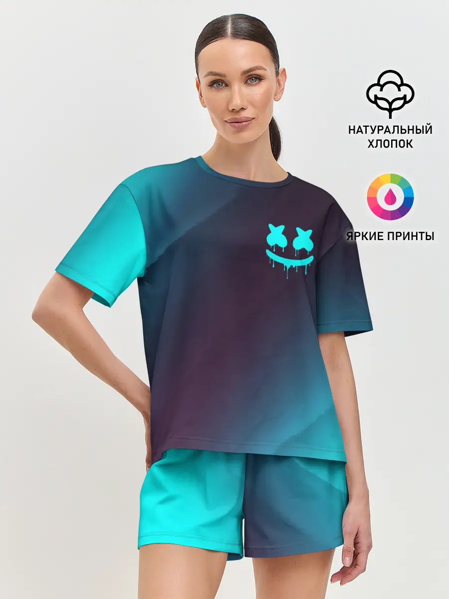 Женская пижама с шортами / MARSHMELLO / МАРШМЕЛЛОУ