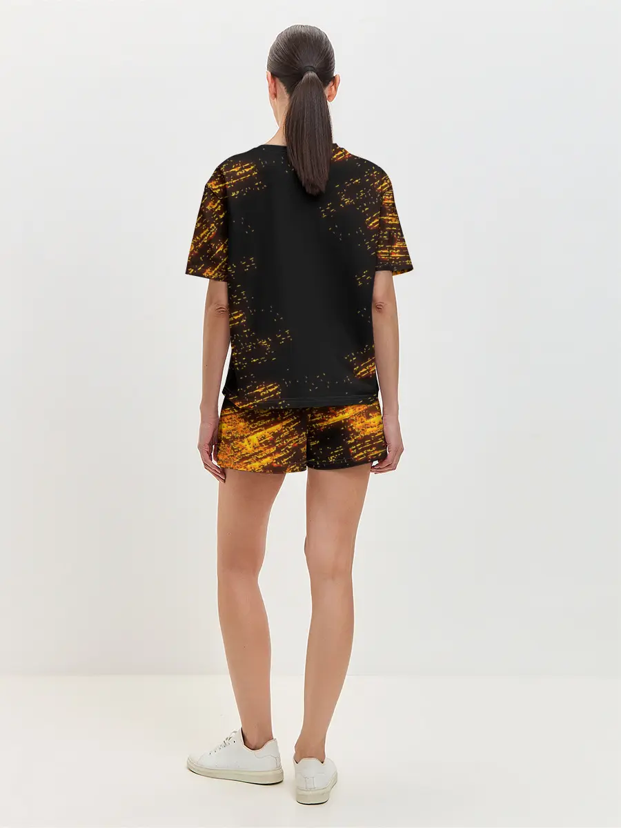 Женская пижама с шортами / RAMMSTEIN