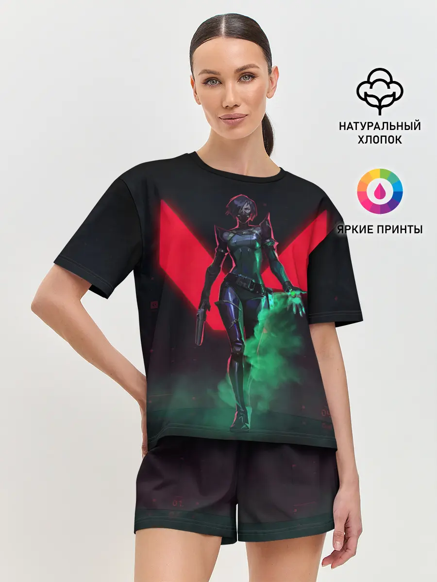 Женская пижама с шортами / Viper Valorant