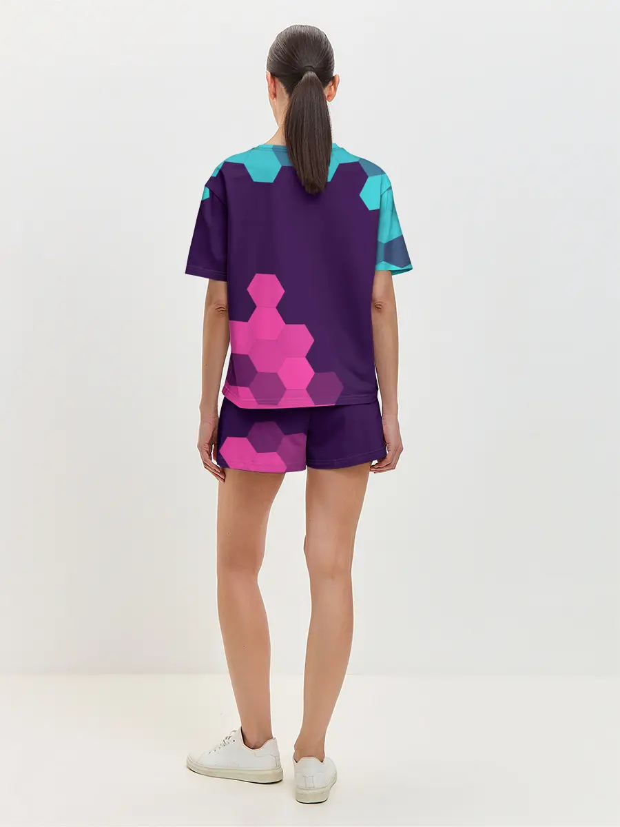 Женская пижама с шортами / FALL GUYS / ФОЛ ГАЙС