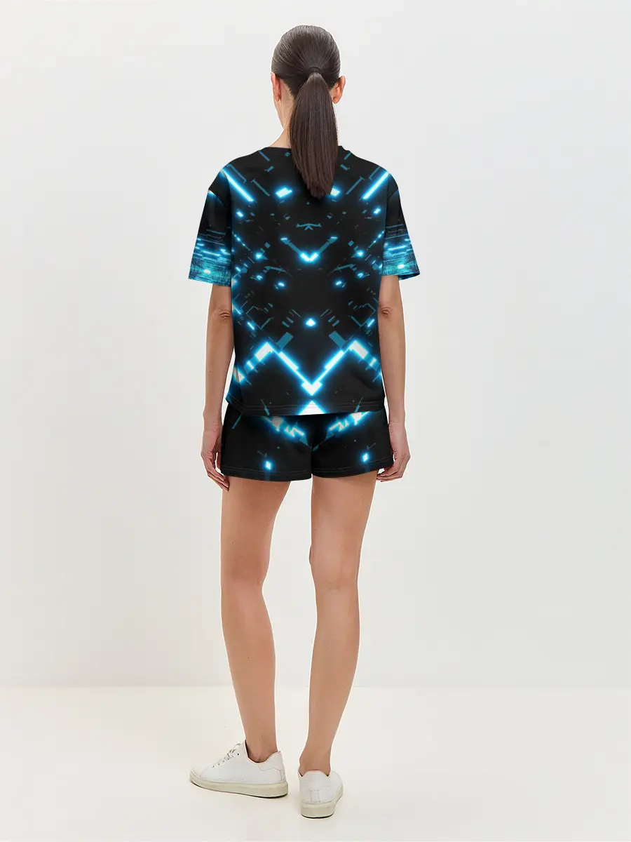 Женская пижама с шортами / Neon Lights