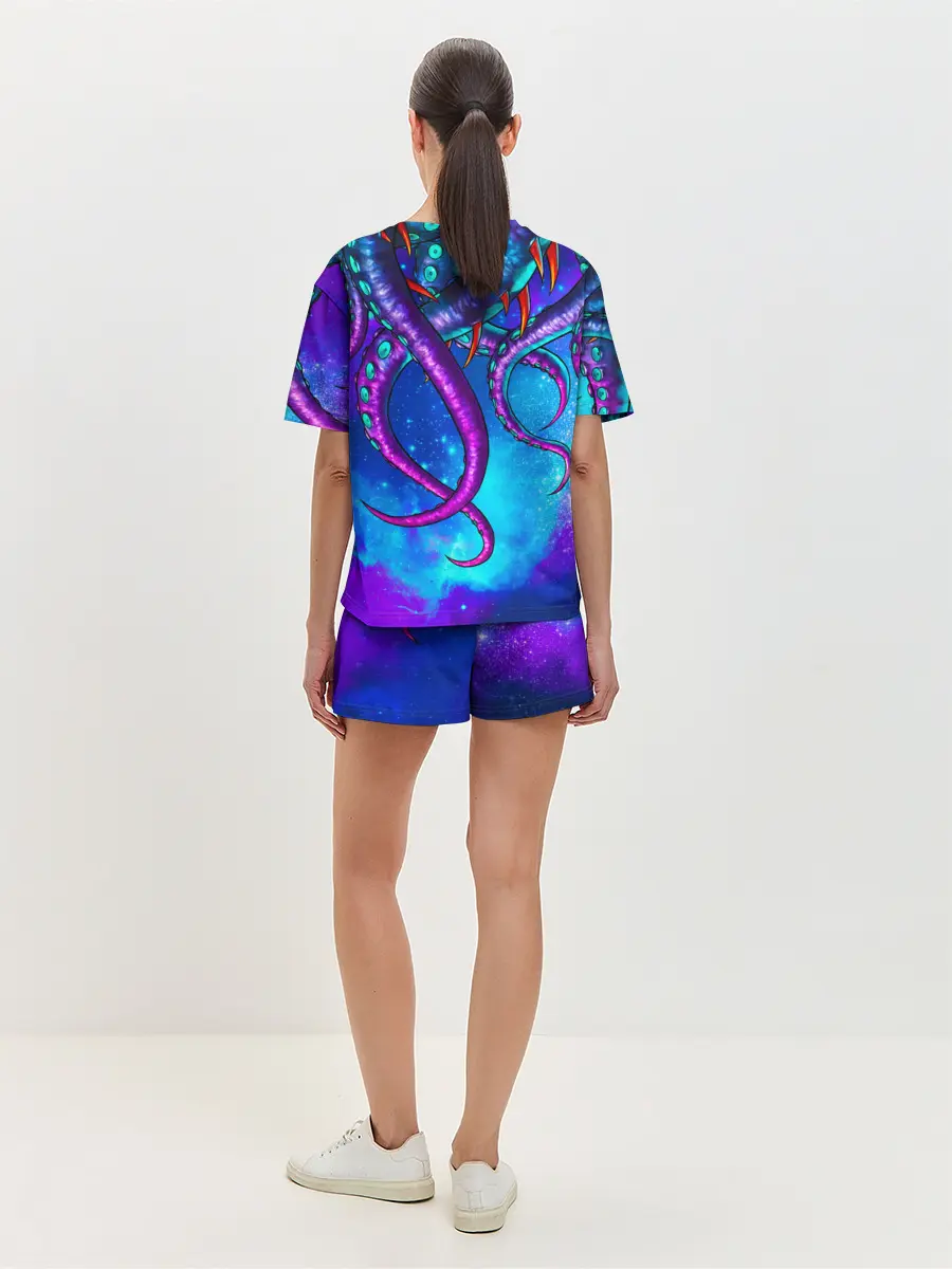 Женская пижама с шортами / Щупальца