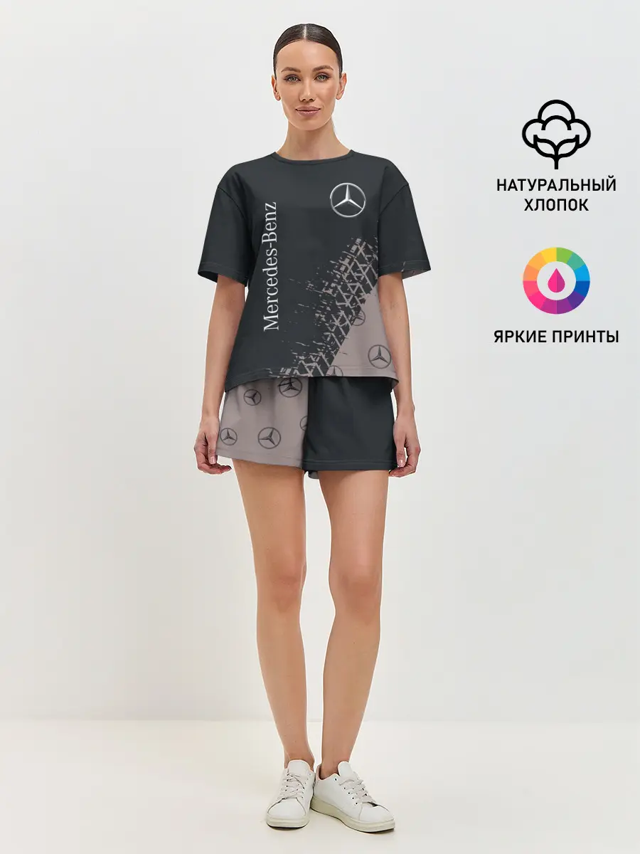 Женская пижама с шортами / MERCEDES / МЕРСЕДЕС