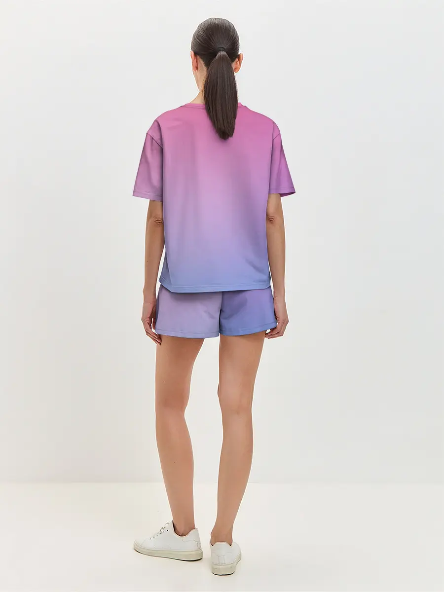 Женская пижама с шортами / Восход солнца