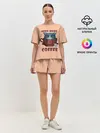 Женская пижама с шортами / Нужно Больше Кофе