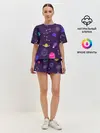 Женская пижама с шортами / Космический пейзаж
