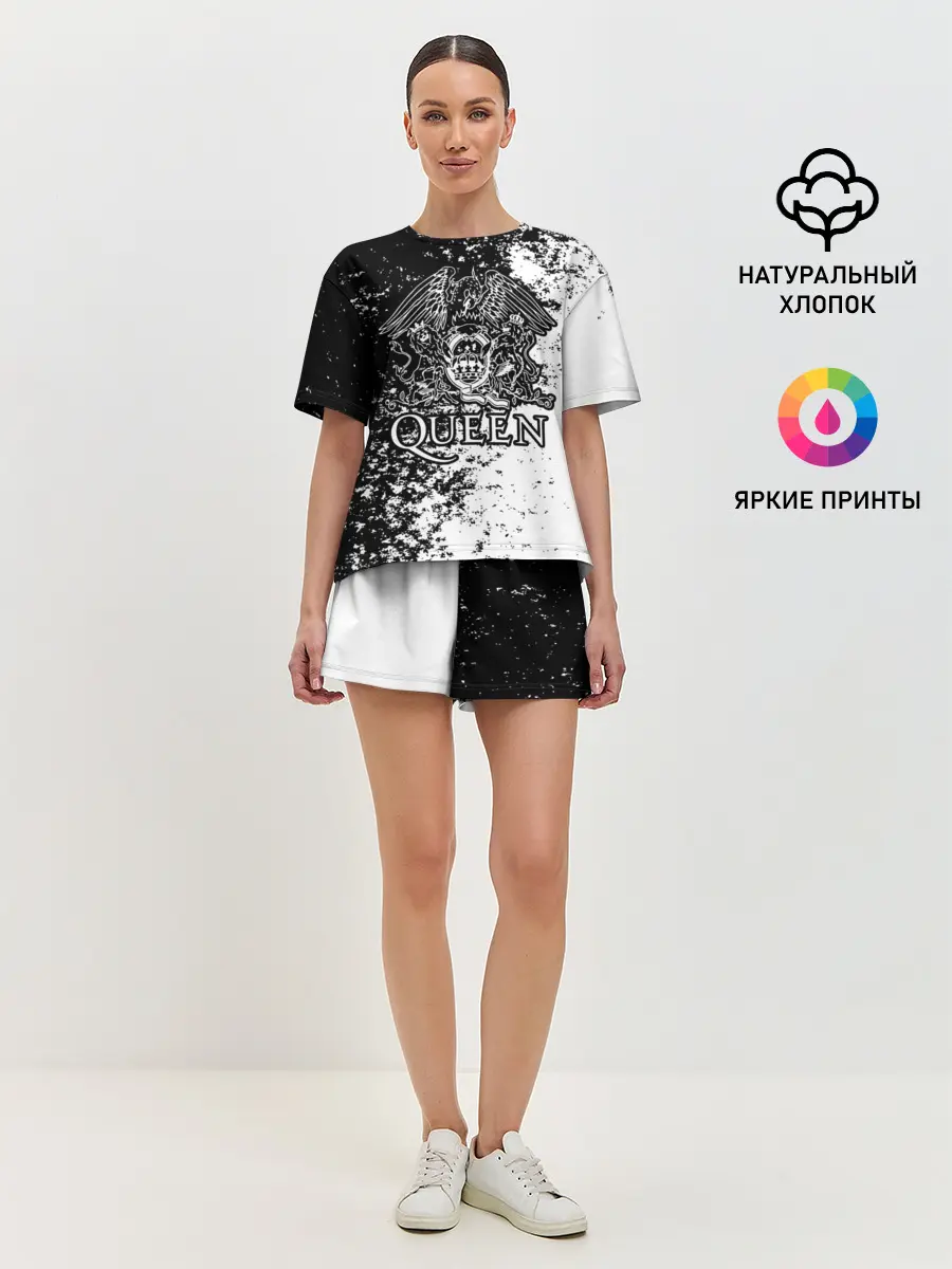 Женская пижама с шортами / Queen