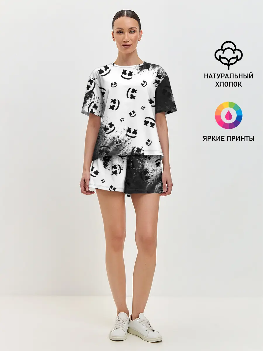 Женская пижама с шортами / MARSHMELLO / МАРШМЕЛЛОУ