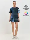 Женская пижама с шортами / Космос