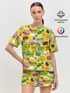 Женская пижама с шортами / Pop art