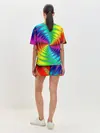 Женская пижама с шортами / Цветной гипноз