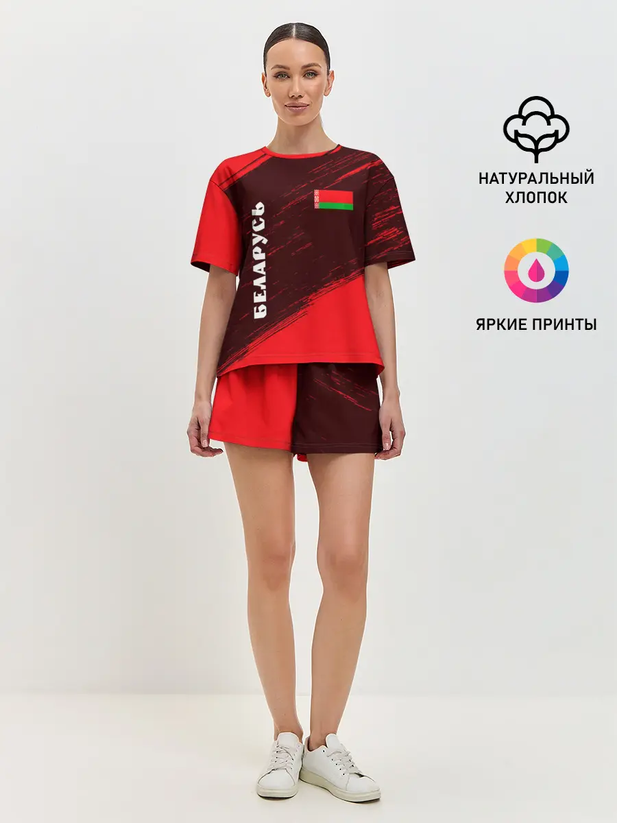 Женская пижама с шортами / БЕЛАРУСЬ