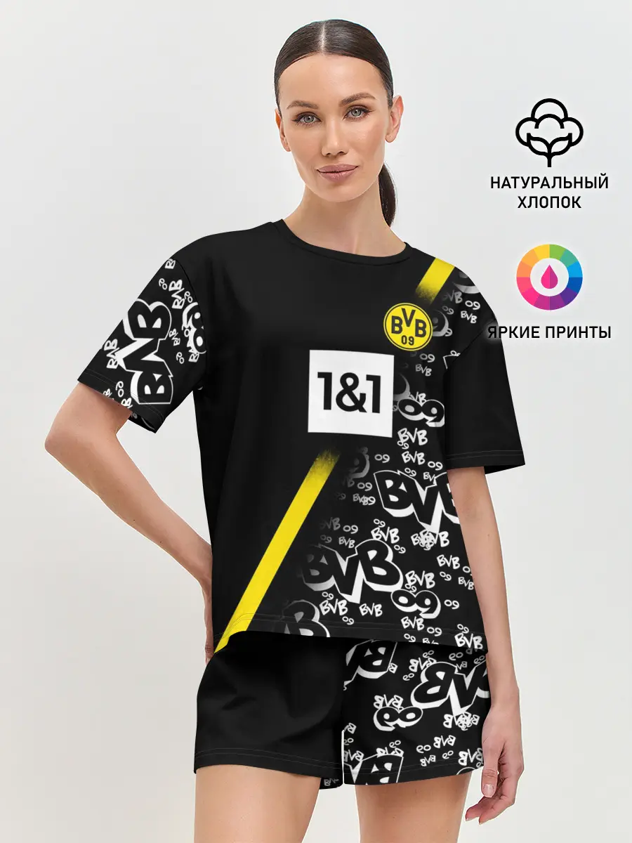 Женская пижама с шортами / Dortmund 2020/2021 ФОРМА