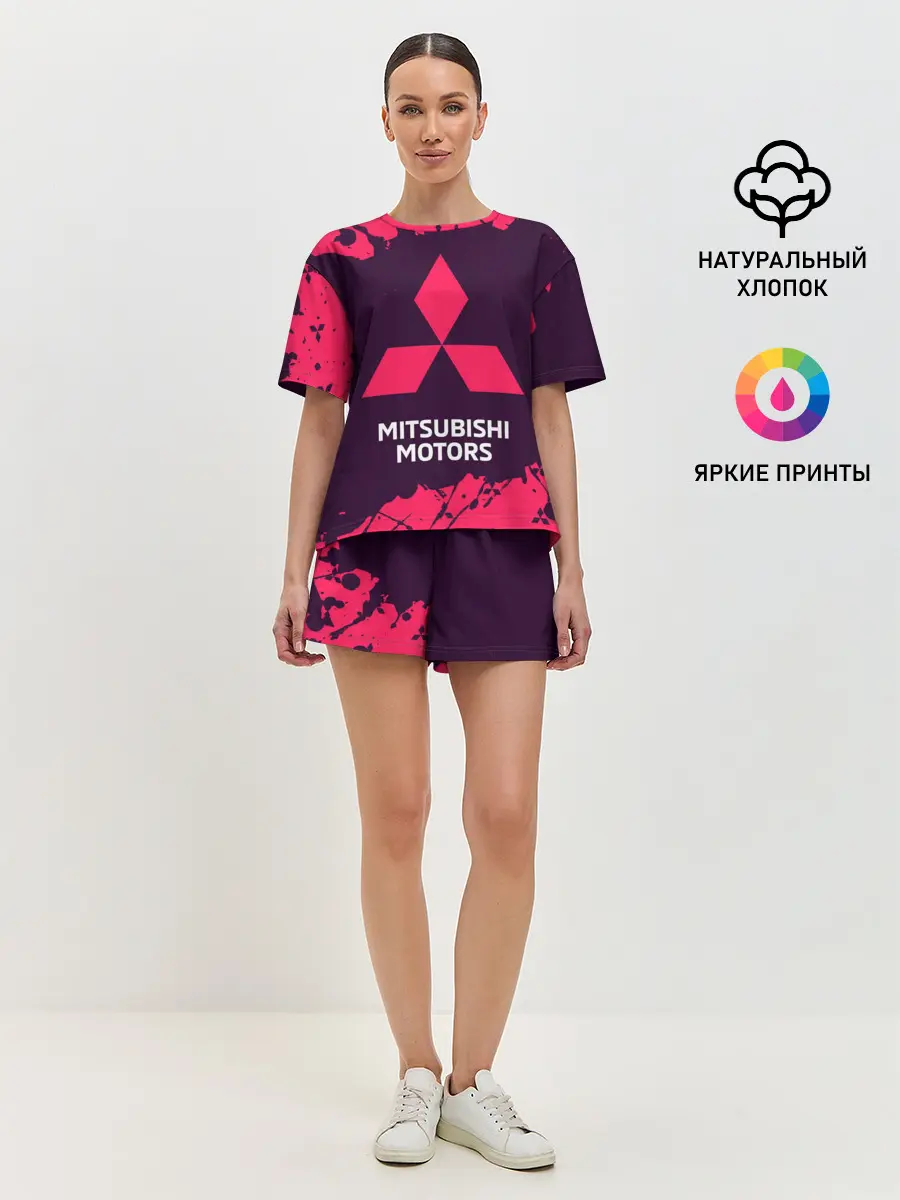 Женская пижама с шортами / MITSUBISHI / МИТСУБИСИ