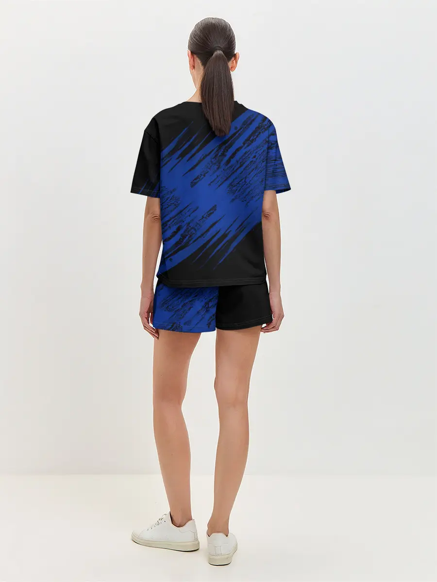 Женская пижама с шортами / ПСЖ