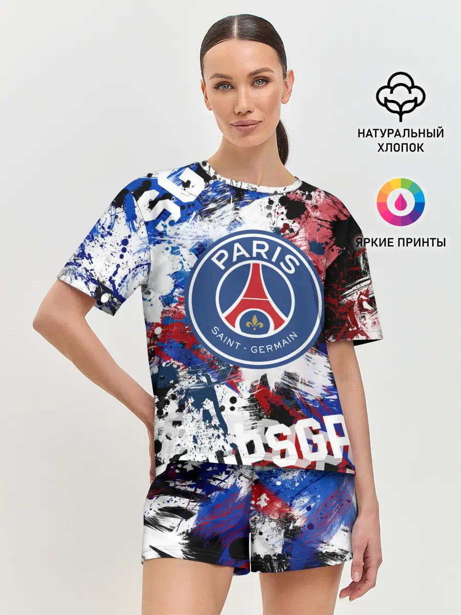 Женская пижама с шортами / PSG FC