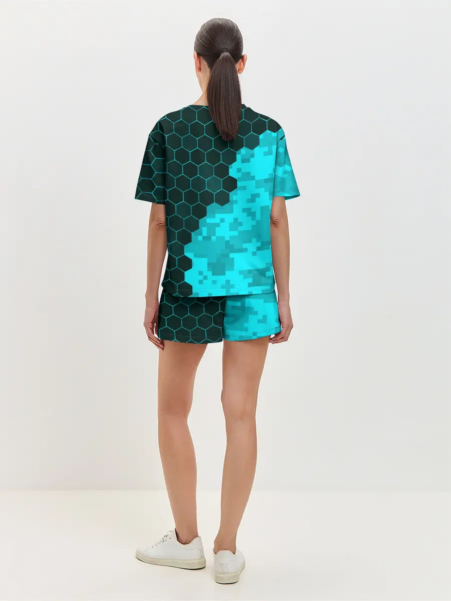 Женская пижама с шортами / MINECRAFT / МАЙНКРАФТ