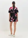 Женская пижама с шортами / Цветы