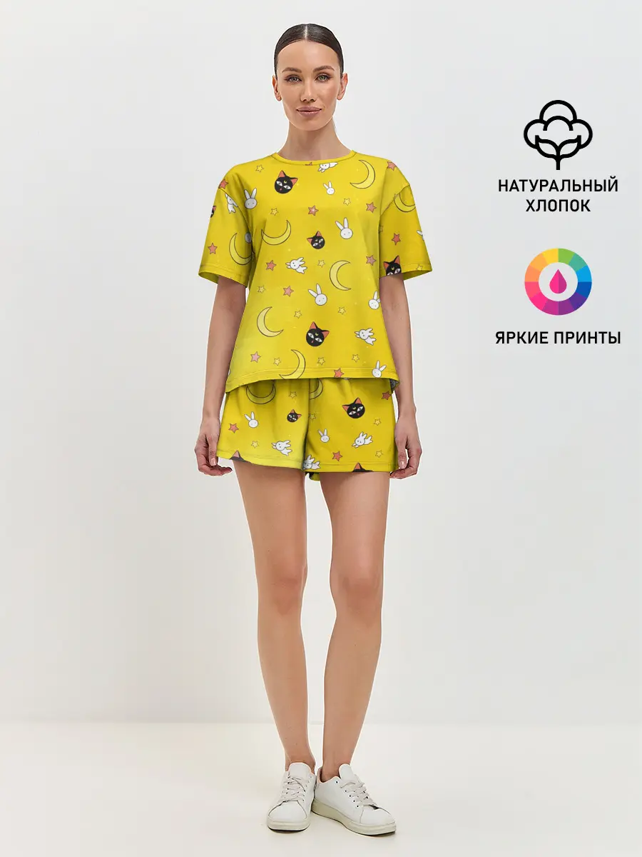 Женская пижама с шортами / СЕЙЛОР МУН