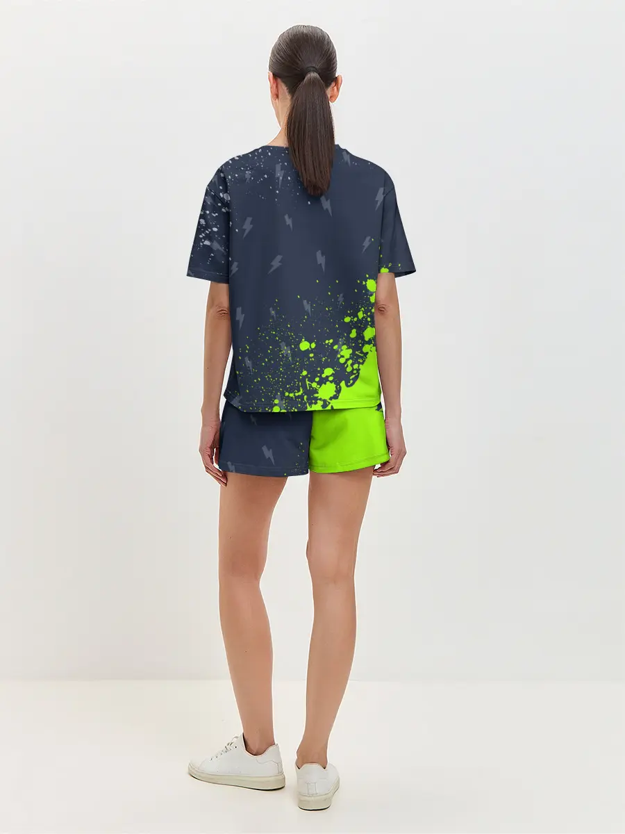 Женская пижама с шортами / AC DС