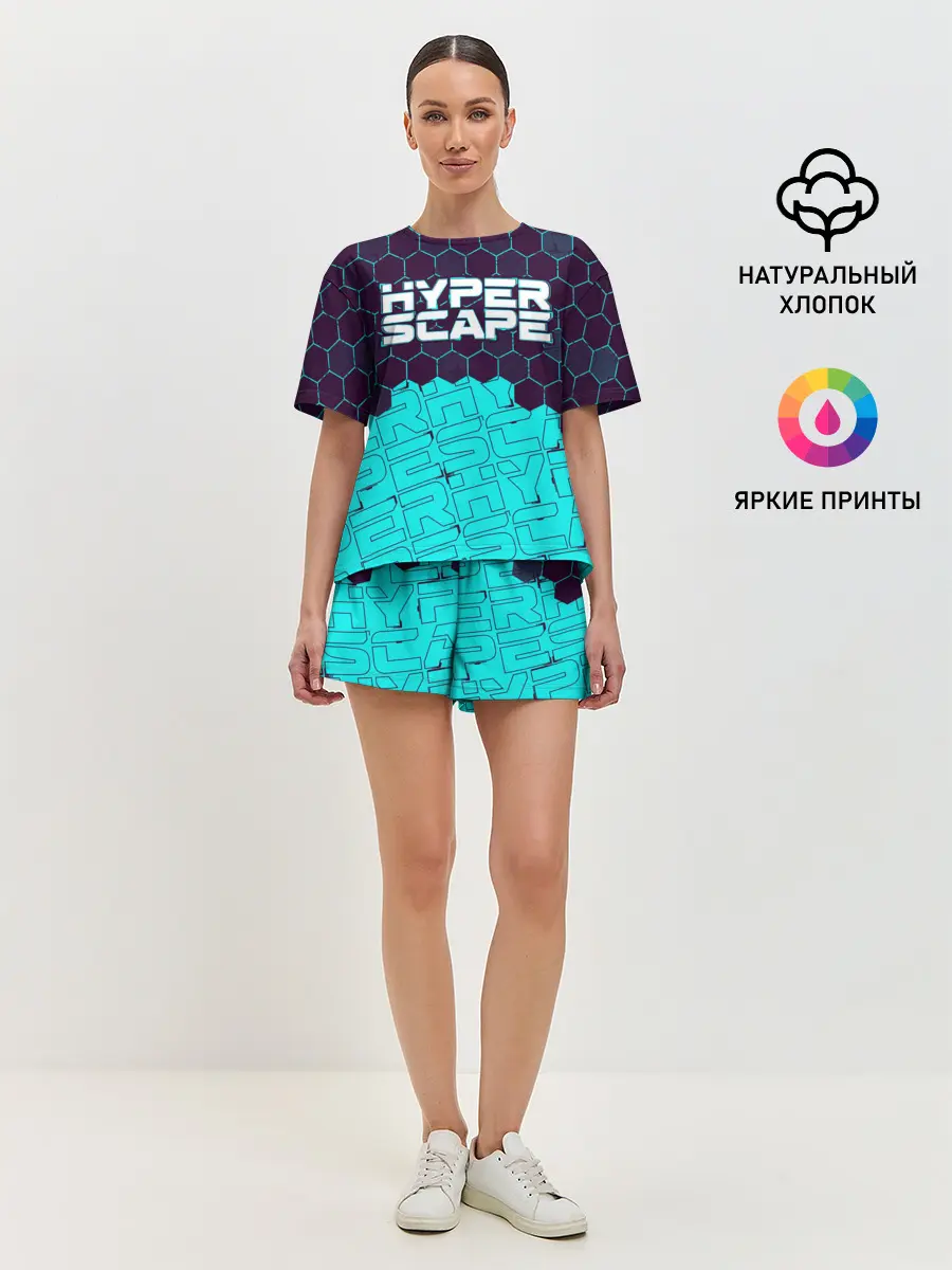 Женская пижама с шортами / HYPER SCAPE / ХАЙПЕР СКЕЙП
