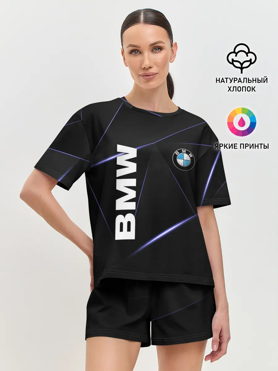 Женская пижама с шортами / BMW