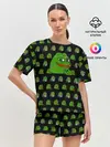 Женская пижама с шортами / Frog Pepe