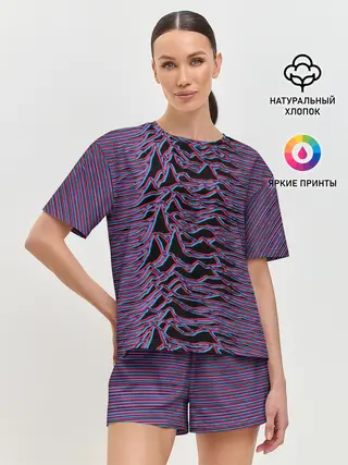 Женская пижама с шортами / Joy Division Glitch